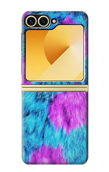 S2757 Monstre de fourrure Motif graphique Peau Etui Coque Housse pour Samsung Galaxy Z Flip 6, Flip 7 FE