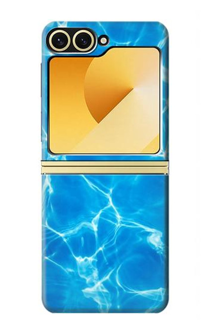 S2788 Bleu Piscine d'eau Etui Coque Housse pour Samsung Galaxy Z Flip 6
