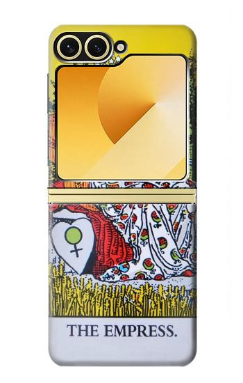 S2809 Carte Tarot L'Impératrice Etui Coque Housse pour Samsung Galaxy Z Flip 6, Flip 7 FE