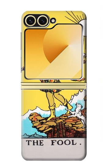 S2810 Carte Tarot Le Fou Etui Coque Housse pour Samsung Galaxy Z Flip 6, Flip 7 FE