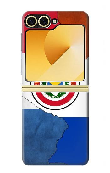 S3017 Paraguay Drapeau Etui Coque Housse pour Samsung Galaxy Z Flip 6, Flip 7 FE