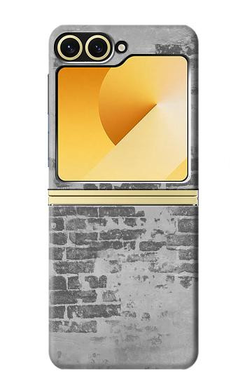 S3093 Vieux mur de briques Etui Coque Housse pour Samsung Galaxy Z Flip 6, Flip 7 FE