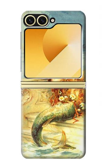 S3184 Peinture Petite Sirène Etui Coque Housse pour Samsung Galaxy Z Flip 6, Flip 7 FE