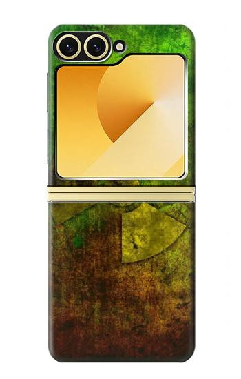 S3202 Symbole de danger radioactif nucléaire Etui Coque Housse pour Samsung Galaxy Z Flip 6, Flip 7 FE