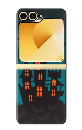 S3268 Château Halloween Festival Etui Coque Housse pour Samsung Galaxy Z Flip 6, Flip 7 FE