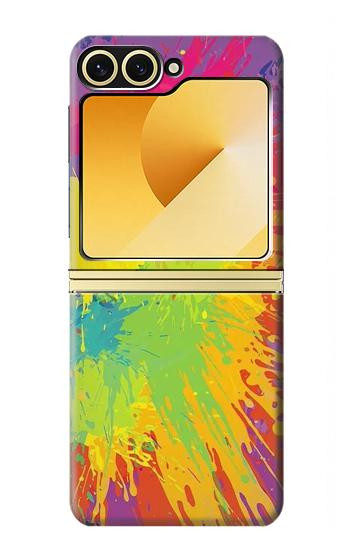 S3675 Tâche de couleur Etui Coque Housse pour Samsung Galaxy Z Flip 6, Flip 7 FE