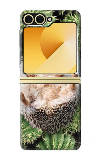 S3863 Peinture hérisson nain hérisson nain Etui Coque Housse pour Samsung Galaxy Z Flip 6, Flip 7 FE