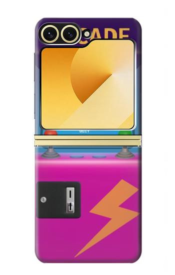 S3961 Arcade Cabinet Rétro Machine Etui Coque Housse pour Samsung Galaxy Z Flip 6, Flip 7 FE