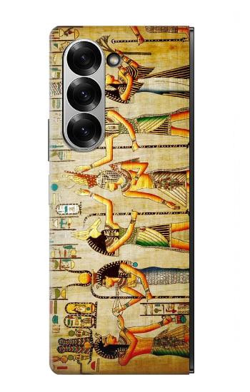 S0272 Egypte murale Art Etui Coque Housse pour Samsung Galaxy Z Fold 6