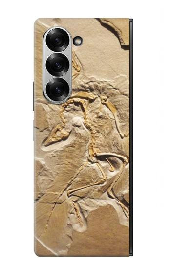 S0380 Fossile de dinosaure Etui Coque Housse pour Samsung Galaxy Z Fold 6