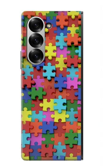 S0816 Puzzle Etui Coque Housse pour Samsung Galaxy Z Fold 6