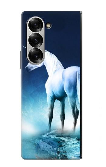 S1130 licorne Cheval Etui Coque Housse pour Samsung Galaxy Z Fold 6