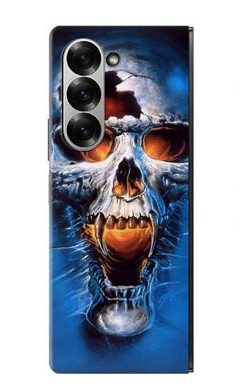 S1462 vampire crâne Etui Coque Housse pour Samsung Galaxy Z Fold 6