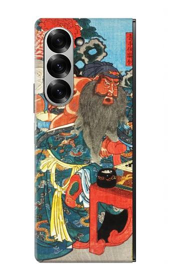 S1826 Utagawa Kuniyoshi Guan Yu Etui Coque Housse pour Samsung Galaxy Z Fold 6