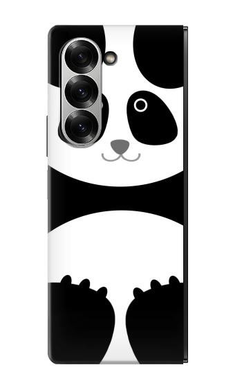 S2085 Panda minimaliste Etui Coque Housse pour Samsung Galaxy Z Fold 6