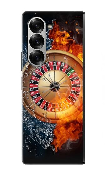 S2289 Roulette Casino Pari Etui Coque Housse pour Samsung Galaxy Z Fold 6