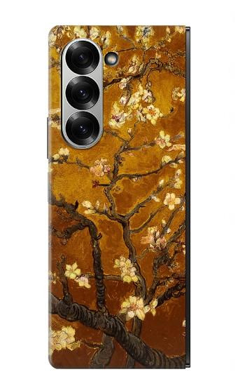 S2663 Fleur jaune Amandier Van Gogh Etui Coque Housse pour Samsung Galaxy Z Fold 6