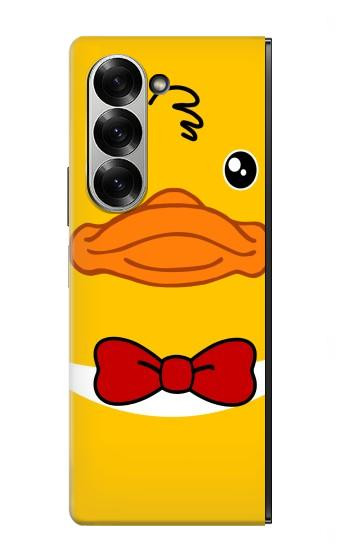 S2760 Canard Tuxedo jaune Dessin animé Etui Coque Housse pour Samsung Galaxy Z Fold 6