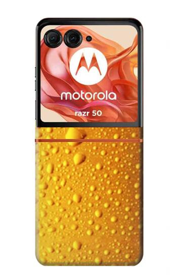 S0328 Verre de bière Etui Coque Housse pour Motorola Razr 70,60,50, Razr (2026, 2025, 2024)
