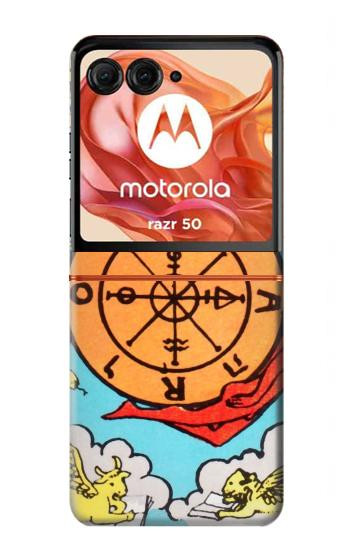S0564 Tarot Fortune Etui Coque Housse pour Motorola Razr 70,60,50, Razr (2026, 2025, 2024)