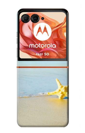 S0911 Détendez-vous à la plage Etui Coque Housse pour Motorola Razr 70,60,50, Razr (2026, 2025, 2024)