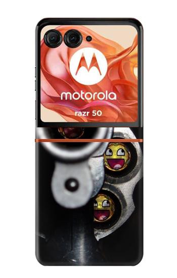 S1109 sourire pistolet Etui Coque Housse pour Motorola Razr 70,60,50, Razr (2026, 2025, 2024)