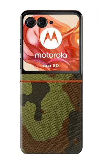 S1602 Camo Camouflage Imprimé graphique Etui Coque Housse pour Motorola Razr 70,60,50, Razr (2026, 2025, 2024)
