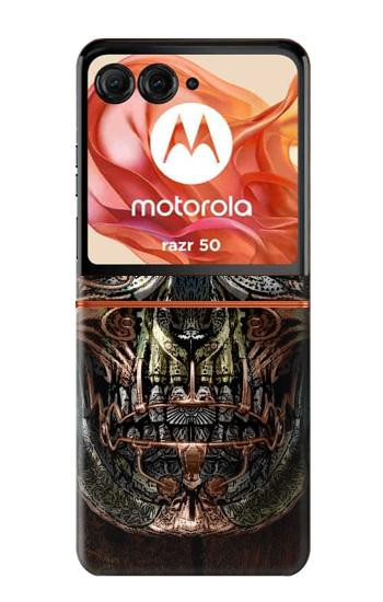 S1685 Crâne Steampunk Etui Coque Housse pour Motorola Razr 70,60,50, Razr (2026, 2025, 2024)