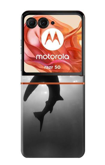S2367 Monochrome Réquin Etui Coque Housse pour Motorola Razr 70,60,50, Razr (2026, 2025, 2024)