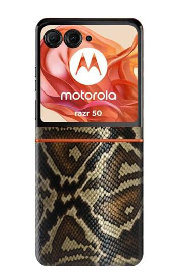 S2712 Anaconda Amazon Serpent Motif imprimé Peau Etui Coque Housse pour Motorola Razr 70,60,50, Razr (2026, 2025, 2024)