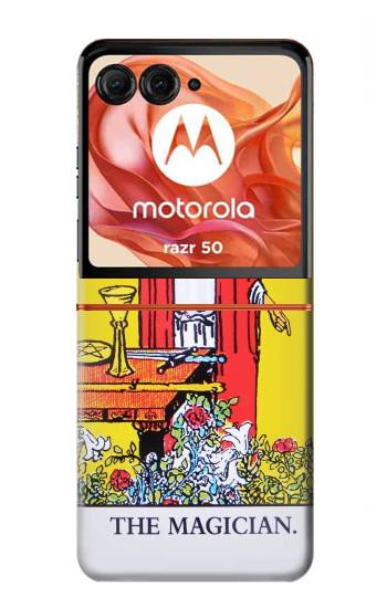 S2806 Carte Tarot Le Magicien Etui Coque Housse pour Motorola Razr 70,60,50, Razr (2026, 2025, 2024)