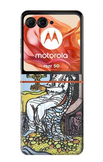 S3067 Carte de tarot Reine des Coupes Etui Coque Housse pour Motorola Razr 70,60,50, Razr (2026, 2025, 2024)