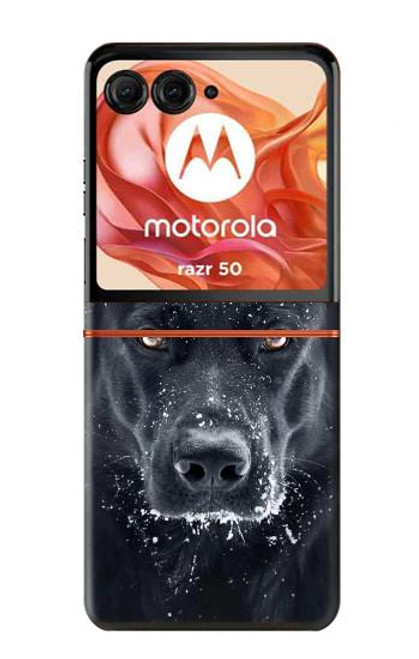 S3168 Berger Allemand Chien Noir Etui Coque Housse pour Motorola Razr 50