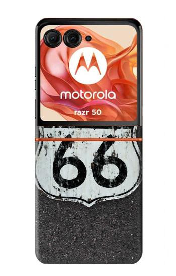 S3207 Route 66 Etui Coque Housse pour Motorola Razr 70,60,50, Razr (2026, 2025, 2024)
