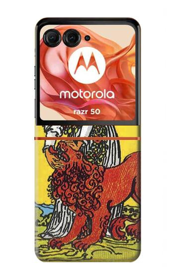 S3458 Force de carte de tarot Etui Coque Housse pour Motorola Razr 70,60,50, Razr (2026, 2025, 2024)