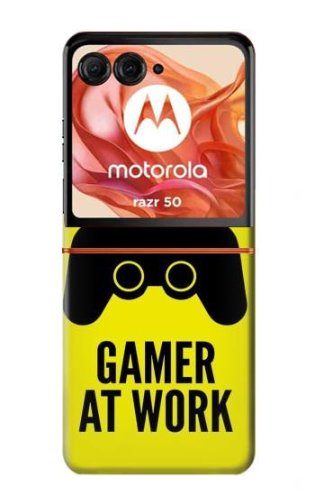 S3515 Travail de joueur Etui Coque Housse pour Motorola Razr 70,60,50, Razr (2026, 2025, 2024)