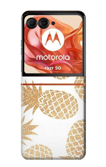 S3718 Ananas sans soudure Etui Coque Housse pour Motorola Razr 70,60,50, Razr (2026, 2025, 2024)