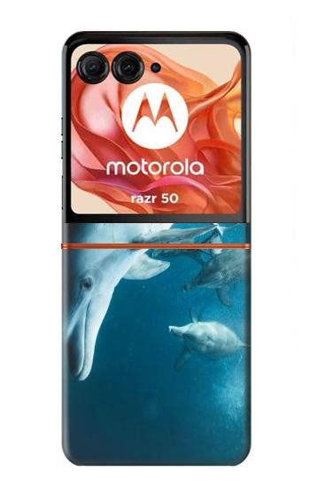 S3878 Dauphin Etui Coque Housse pour Motorola Razr 70,60,50, Razr (2026, 2025, 2024)