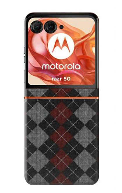 S3907 Texture de chandail Etui Coque Housse pour Motorola Razr 50