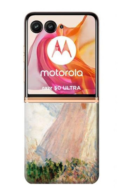 S0998 Claude Monet Femme avec un parasol Etui Coque Housse pour Motorola Razr 50 Ultra