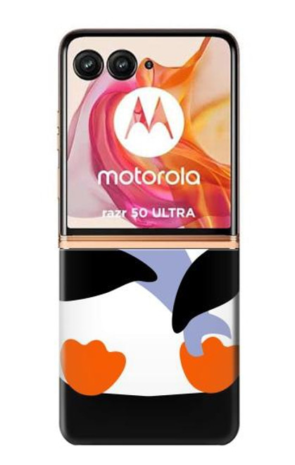 S2631 Mignon Bébé Pingouin Etui Coque Housse pour Motorola Razr 50 Ultra