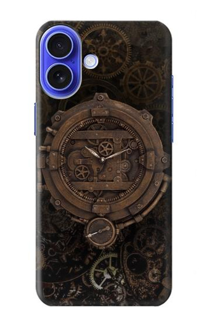 S3902 Horloge Steampunk Etui Coque Housse pour iPhone 16