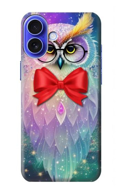 S3934 Hibou nerd fantastique Etui Coque Housse pour iPhone 16