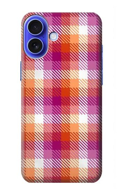 S3941 Plaid drapeau de la fierté lesbienne LGBT Etui Coque Housse pour iPhone 16