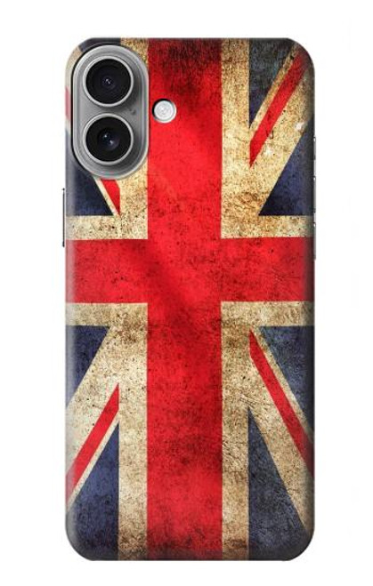 S2303 Drapeau britannique UK Millésime Etui Coque Housse pour iPhone 16 plus