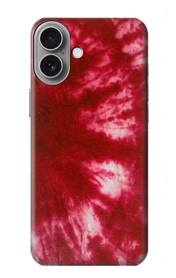 S2480 Tie dye rouge Etui Coque Housse pour iPhone 16 plus