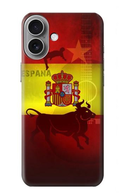 S2984 Espagne Football Football Etui Coque Housse pour iPhone 16 plus