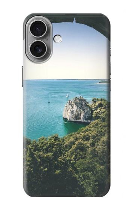 S3865 Europe Plage Duino Italie Etui Coque Housse pour iPhone 16 plus