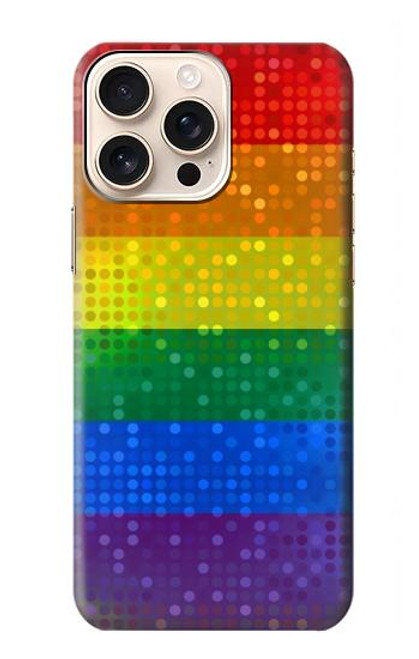 S2683 Arc en ciel Fierté LGBT Drapeau Etui Coque Housse pour iPhone 16 pro max