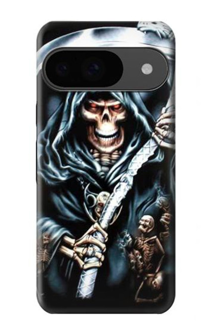 S0295 faucheuse Etui Coque Housse pour Google Pixel 9